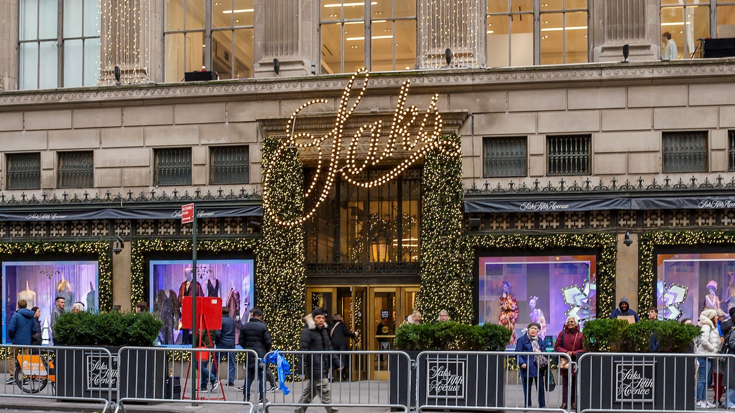Saks Fifth Avenue in Midtown Manhattan.