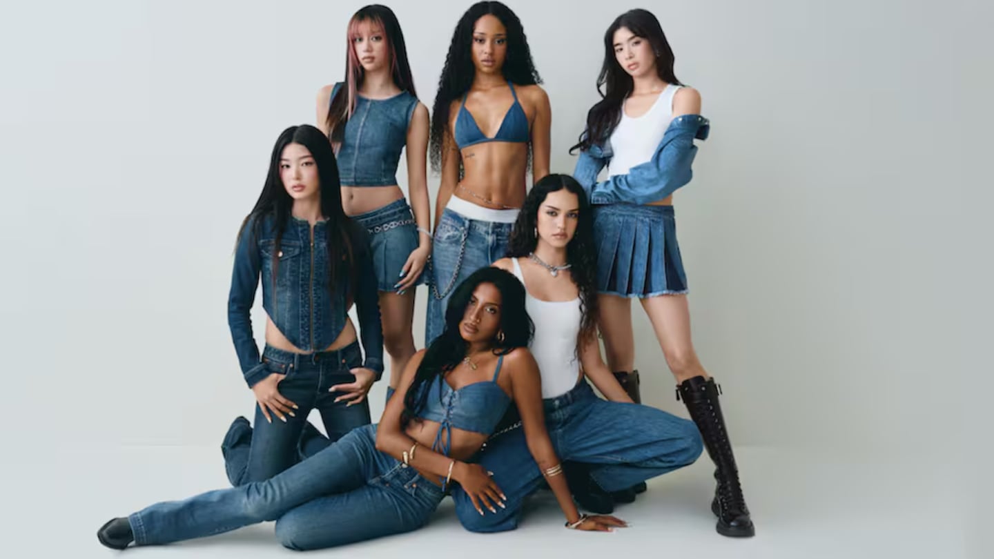 Gap's "Better in Denim" autumn 2025 campaign featuring girl group Katseye.