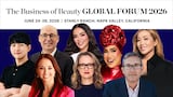 Collage of headshots of the First Speakers Announced for The Business of Beauty Global Forum 2026