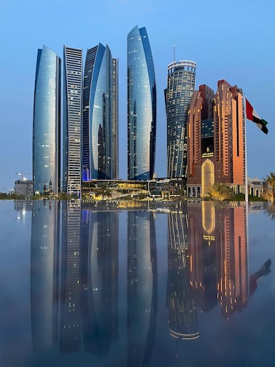 The Abu Dhabi skyline