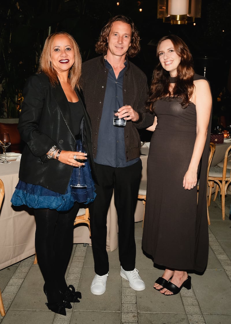 Christiane Pendarvis, CEO of Pattern Beauty, Matthew Berkson, CEO of Maison Louis Marie and Liz Flora, beauty correspondent, The Business of Beauty