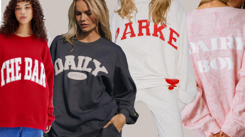 Parke and The Bar are among the brands that have become a go-to for Gen-Zers seeking sweatshirts.